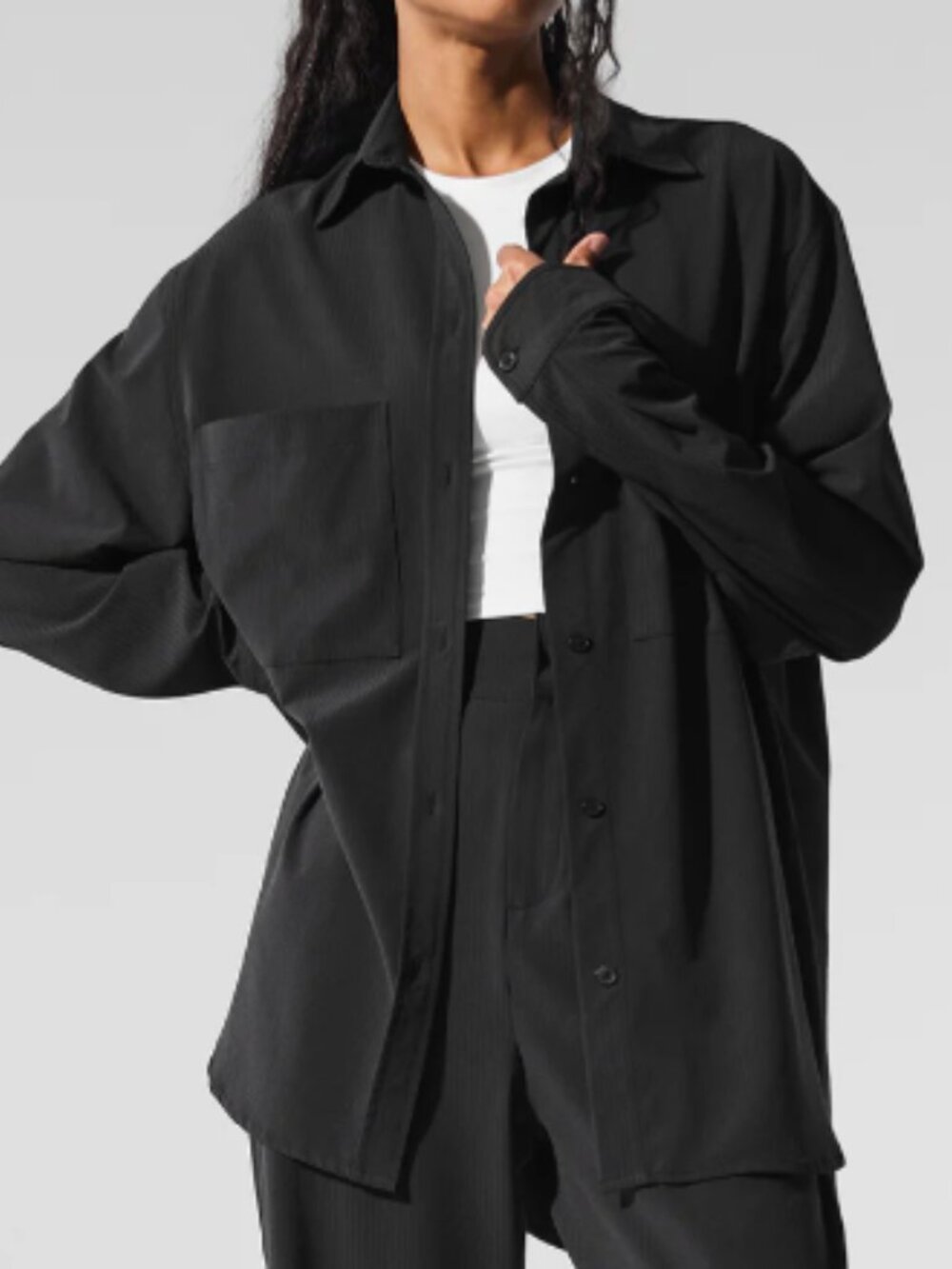 ALO Dreamscape Button Down Long Sleeve. Size L